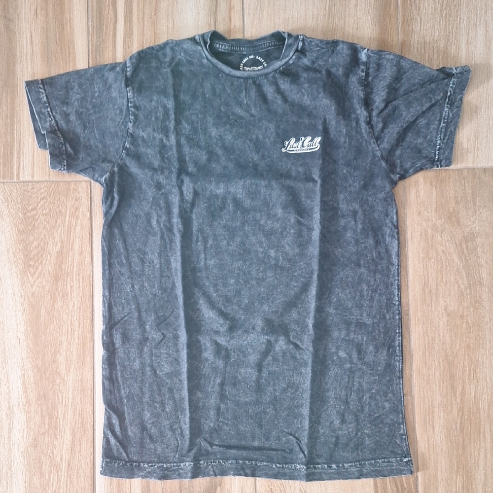 Last Call Co. Keep An Open Mind Skull Roses Graphic T-Shirt XS Unisex